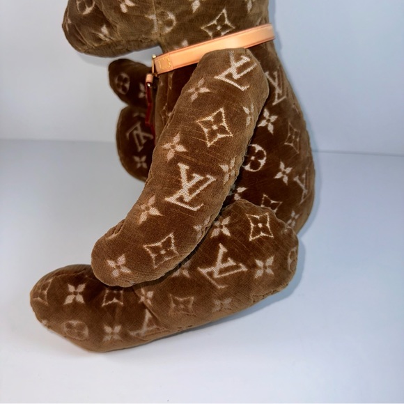 Louis Vuitton Teddy Bear Monogram Doudou Stuffed velour Brown - Picture 13 of 15
